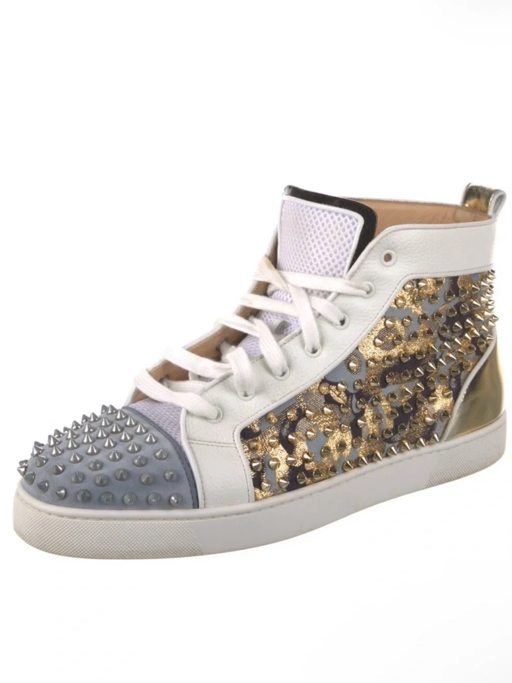 Christian Louboutin Printed High Top Sneakers